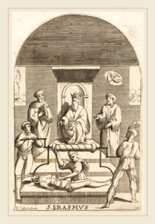 Jacques Callot, French (1592-1635), Martyrdom of Saint Erasmus, 1608-1611, engraving