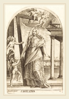 Jacques Callot, French (1592-1635), Saint Helen, 1608-1611, engraving