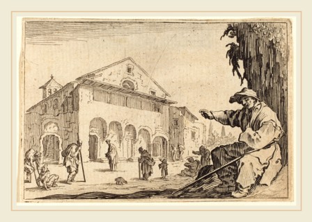 Jacques Callot, French (1592-1635), Almshouse, c. 1622, etching