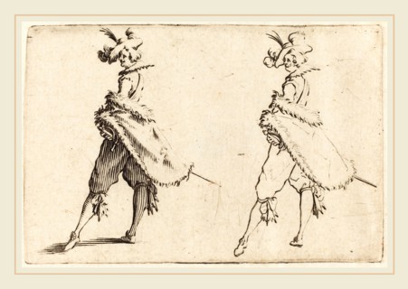 Jacques Callot, French (1592-1635), Gentleman Viewed from the Side, c. 1622, etching