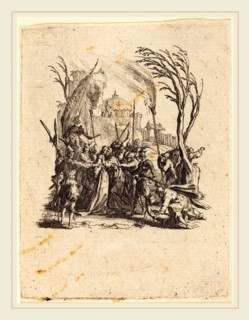 Jacques Callot, French (1592-1635), The Betrayal, c. 1624-1625, etching