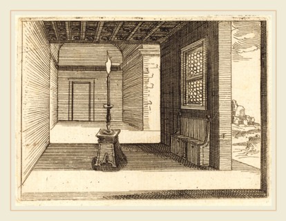 Jacques Callot, French (1592-1635), Candle Stick, 1628, etching