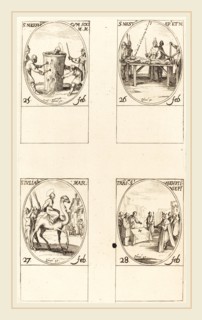 Jacques Callot, French (1592-1635), St. Nicephorus; St. Nestor; St. Julian; Translation of St.