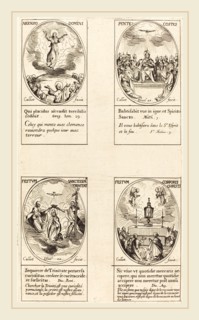 Jacques Callot, French (1592-1635), Ascension; Pentacost; Trinity; Corpus Christi, etching