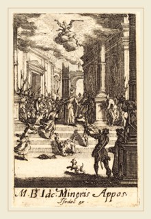 Jacques Callot, French (1592-1635), The Martyrdom of Saint James Minor, c. 1634-1635, etching