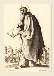 Jacques Callot, French (1592-1635), Saint Thaddeus, published 1631, etching