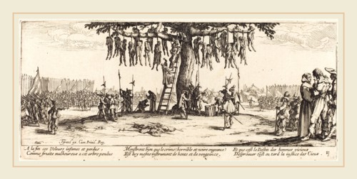 Jacques Callot, French (1592-1635), The Hanging, c. 1633, etching