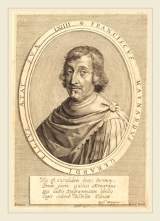Pierre Daret de Cazeneuve, French (1604-1678), Francois Maynard, 1646, engraving and etching on