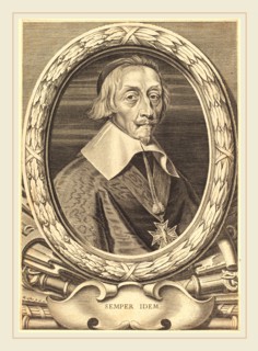 Michel Lasne, French (1590 or before-1667), Armand Jean du Plessis, Cardinal Richelieu, engraving