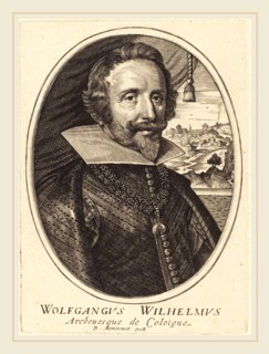 Balthasar Moncornet, French (c. 1600-1668), Wolfgang Wilhelm, engraving on laid paper