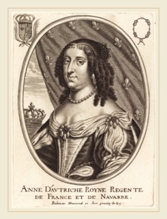 Balthasar Moncornet, French (c. 1600-1668), Anne of Austria, engraving on laid paper