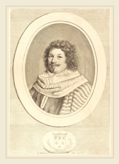 Claude Mellan, French (1598-1688), René de Longueil, engraving on laid paper