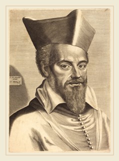 Claude Mellan after Daniel Dumonstier, French (1598-1688), Nicolas Coeffeteau, engraving on laid