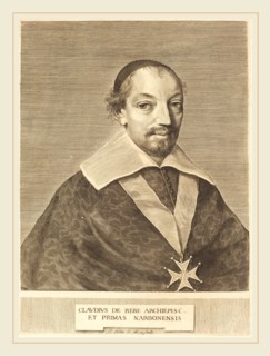 Claude Mellan, French (1598-1688), Claude de Rebe, engraving on laid paper