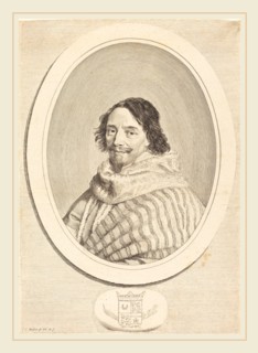 Claude Mellan, French (1598-1688), Henri de Mesmes, engraving on laid paper