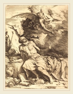 Jusepe de Ribera (Spanish, 1591-1652), Saint Jerome Hearing the Trumpet of the Last Judgment, c.