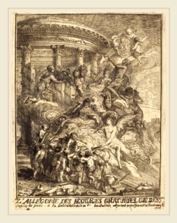 Gabriel Jacques de Saint-Aubin, French (1724-1780), Allegorie des mariages faits par la ville de