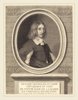 Robert Nanteuil, French (1623-1678), Georges de Scudery, 1654, engraving