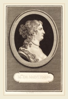 Augustin de Saint-Aubin, French (1736-1807), Madame de Maintenon, 1801, engraving over etching on