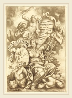 Theodor Verkruis, Dutch (c. 1680-1739), Dedication Plate, etching on laid paper [restrike]