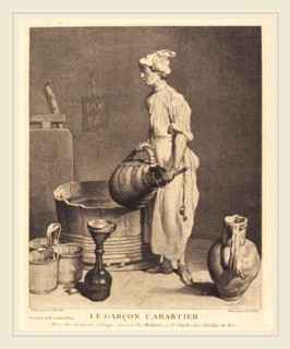 Charles-Nicolas Cochin I after Jean Siméon Chardin, French (1688-1754), Le Garcon cabaretier, 1740,
