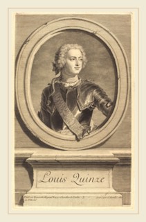 Jean Daullé after Hyacinthe Rigaud, French (1703-1763), Louis XV, 1737, engraving