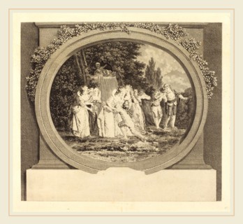 Nicolas Delaunay after Jean-Honoré Fragonard, French (1739-1792), Les Voeux acceptees, probably c.