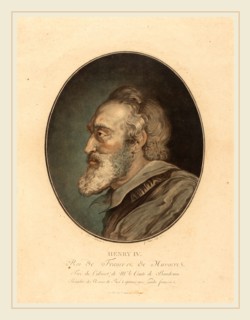 Jean-FranÃ§ois Janinet after Sir Peter Paul Rubens, French (1752-1814), Henry IV, 1777, color