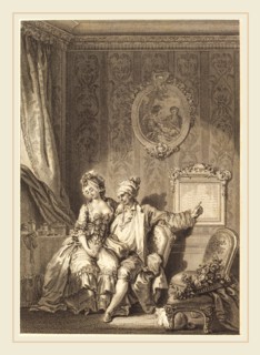 Jean Dambrun after Jean-Honoré Fragonard, French (1741-1808 or after), Le calendrier des viellards,