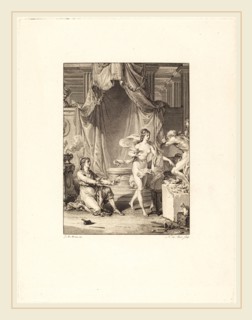 NoÃ«l Le Mire after Jean-Michel Moreau, French (1724-1801), Pygmalion, 1778, etching and engraving