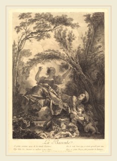 Jacques-Firmin Beauvarlet after Jean-Honoré Fragonard, French (1731-1797), La Bascule, 1760,