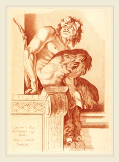 Gilles Demarteau the Elder after René Michel Slodtz after Annibale Carracci, French (1722-1776),