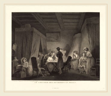 Francois-Nicolas-Barthelemy Dequevauviller after Nicolas Lavreince, French (1745-c. 1807), Le