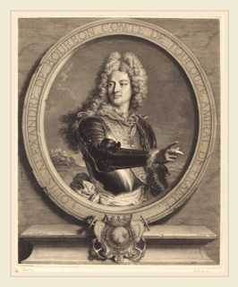 Pierre Drevet after Hyacinthe Rigaud, French (1663-1738), Louis-Alexandre de Bourdon, comte de