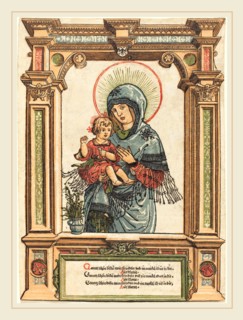 Albrecht Altdorfer, German (1480 or before-1538), The Beautiful Virgin of Regensburg, c. 1519-1520,