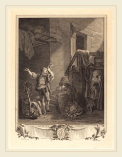 Jean-Baptiste Blaise Simonet after Pierre-Antoine Baudouin, French (1742-1813 or after), Rose et
