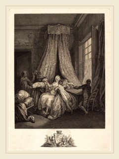 FranÃ§ois Voyez after Pierre-Antoine Baudouin, French (1746-1805), Le fruit de l'amour secret,