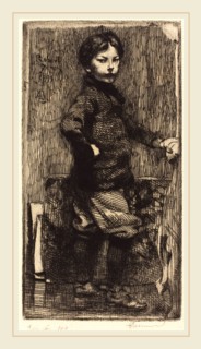 Albert Besnard, French (1849-1934), Robert Besnard, 1891, etching on laid paper