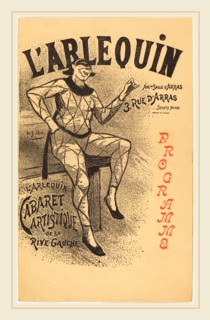 Henri-Gabriel Ibels, L'Arlequin, French, 1867-1936, 1890s, lithograph in black and red on wove