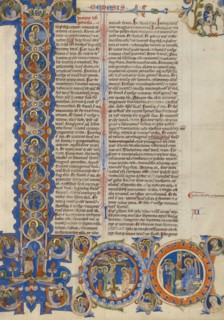 Initial I: Scenes of the Creation of the World and the Life of C