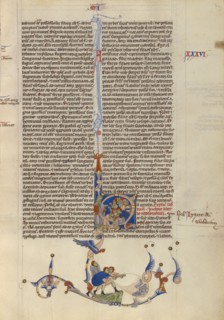 Initial H: Moses striking Water from the Rock and Israelites Dra