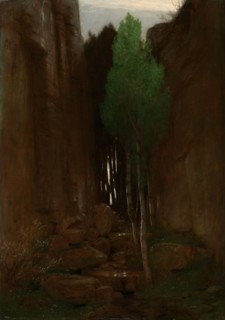 Quell in einer Felsschlucht (Spring in a Narrow Gorge)