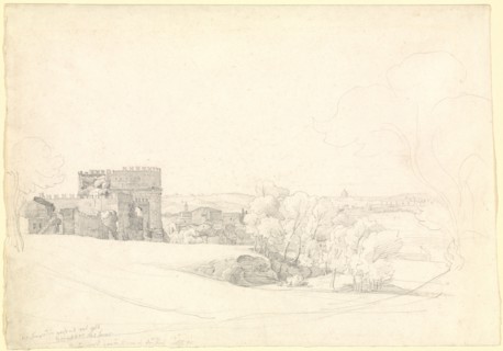 Via Appia Antica with the Tomb of Cecilia Metella