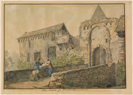 Ruin of the Tiefburg at Handschuhsheim