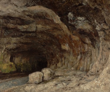 Courbet, La grotte de Sarrazine près de Nans-sous-Sainte-Anne