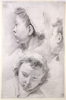 Three Studies of the Head of a Youth