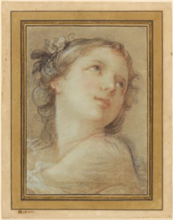 Head of a bacchante