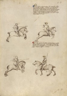 Equestrian Combat with Lance and Sword