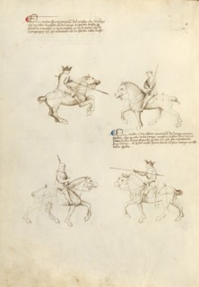 Equestrian Combat with Lance and Sword