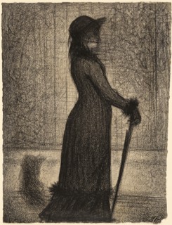 Une élégante (Woman Strolling)